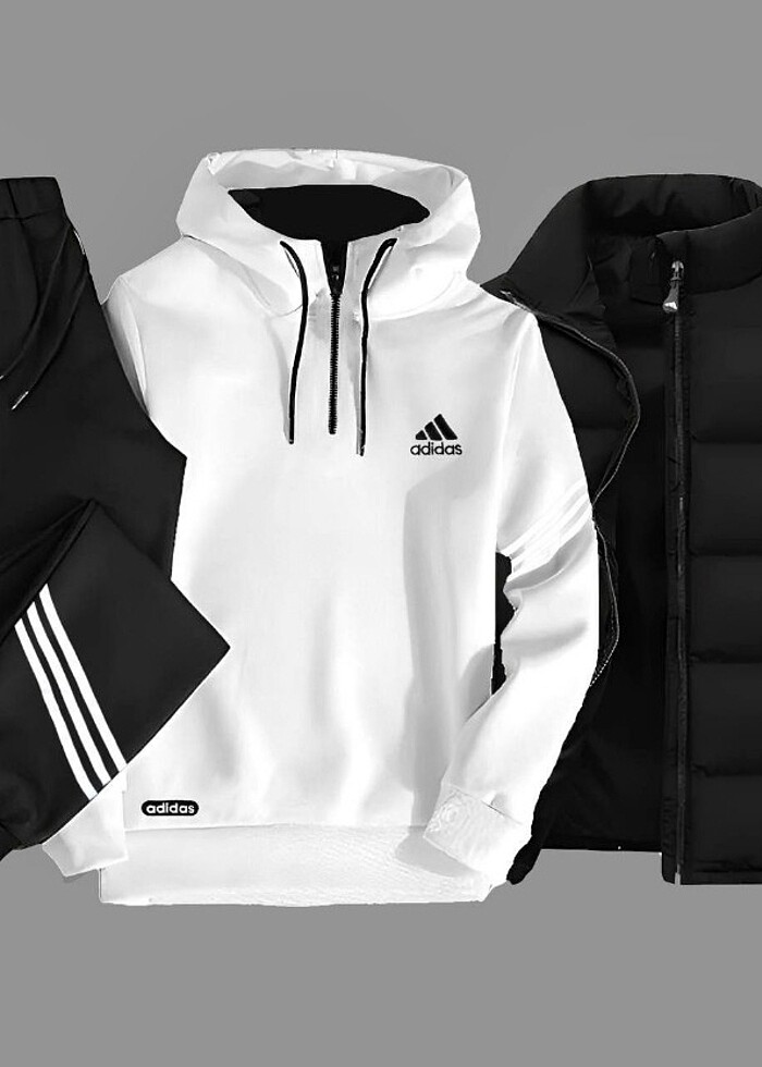 WİNTER  SEASON   NEW MODEL   ADİDAS   FABRIC 2 IPLIK  COTTON   S - Görsel 5