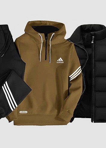 WİNTER   SEASON   NEW  MODEL   ADİDAS   SCUBA   FABRİC  3 LÜ SET - Görsel 2