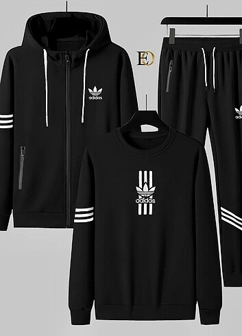 WİNTER   SEASON   NEW  MODEL   ADİDAS   SCUBA   FABRİC  3 LÜ SET - Görsel 6