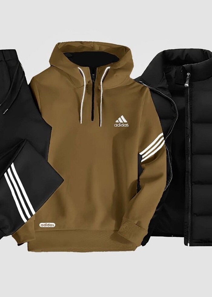 WİNTER   SEASON   NEW  MODEL   ADİDAS   SCUBA   FABRİC  3 LÜ SET - Görsel 2