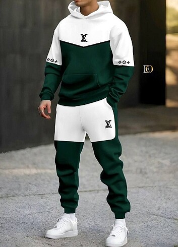 WİNTER  SEASON NEW MODEL   LOUİS VUİTTON 3 İPLİK   2 Lİ SET   Sİ - Görsel 4