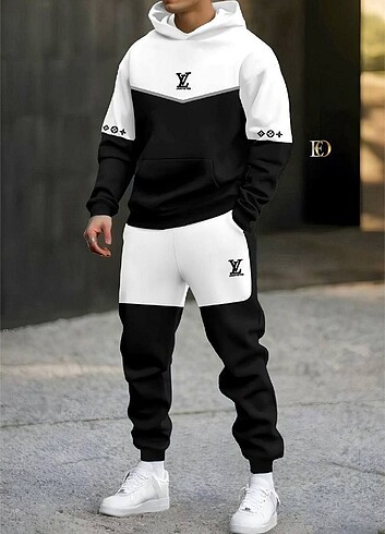 WİNTER  SEASON NEW MODEL   LOUİS VUİTTON 3 İPLİK   2 Lİ SET   Sİ - Görsel 5