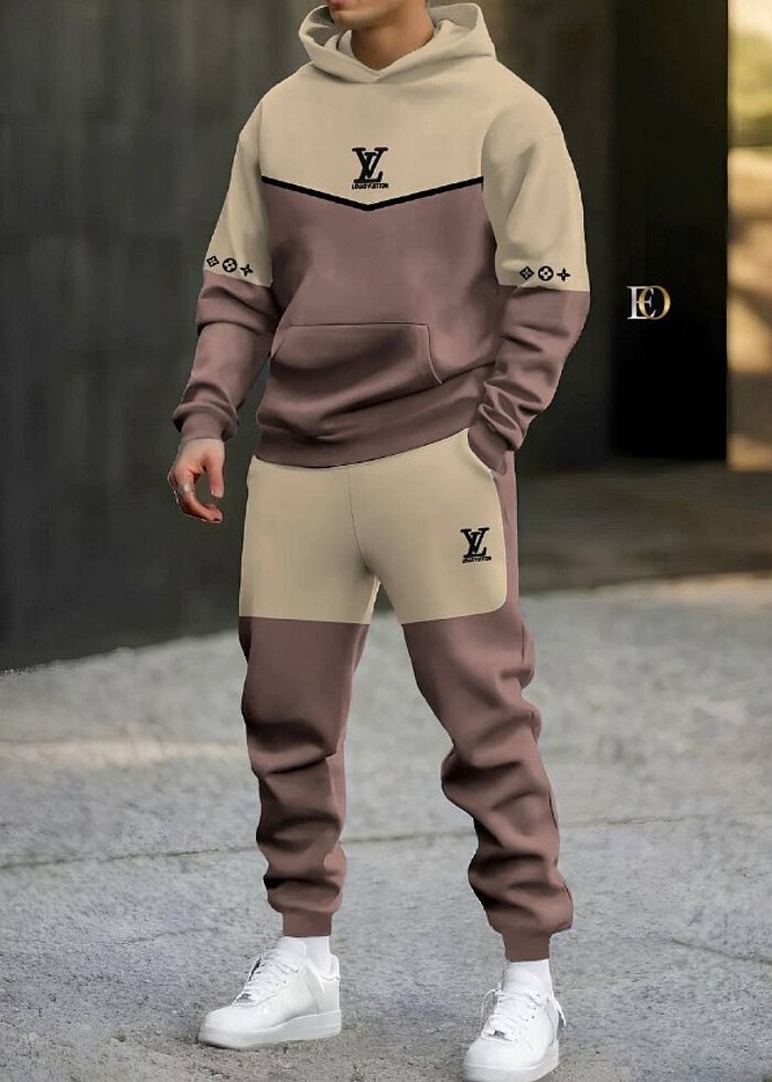 WİNTER  SEASON NEW MODEL   LOUİS VUİTTON 3 İPLİK   2 Lİ SET   Sİ - Görsel 2