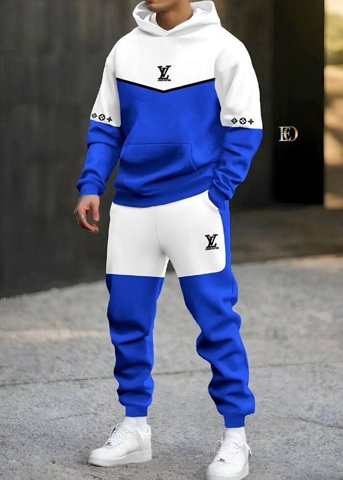 WİNTER  SEASON NEW MODEL   LOUİS VUİTTON 3 İPLİK   2 Lİ SET   Sİ - Görsel 3