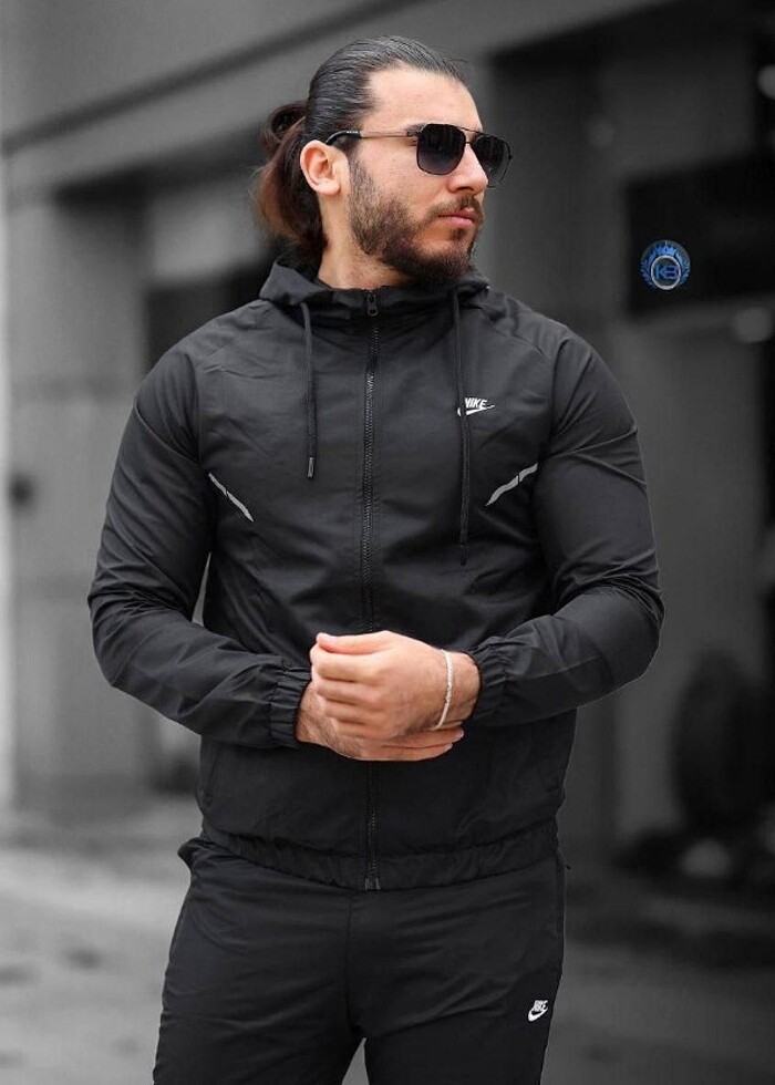 NİKE   NEW MODEL   İTHAL  KALİTE   EŞOFMAN TAKIM   PARAŞÜT   KUM - Görsel 3