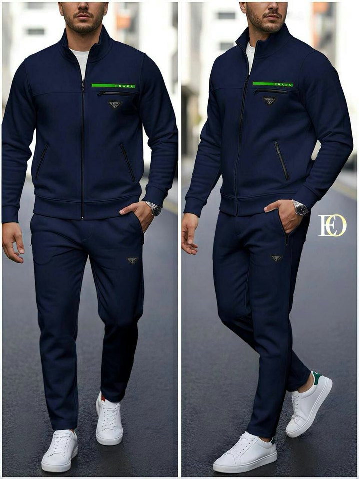 Erkek Siyah Fermuarlı Günlük Takım - Görsel 3