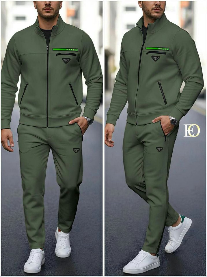 Erkek Siyah Fermuarlı Günlük Takım - Görsel 4