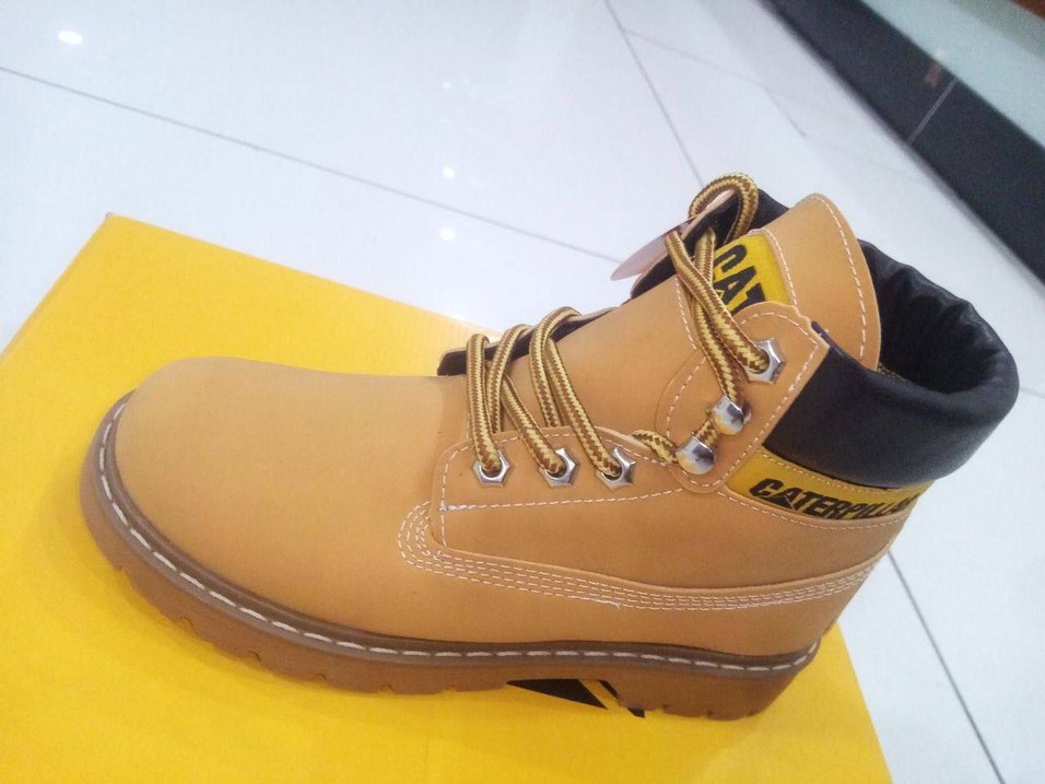 Sarı Renkli Rock Punk Erkek Ayakkabı Bağcığı - Görsel 3