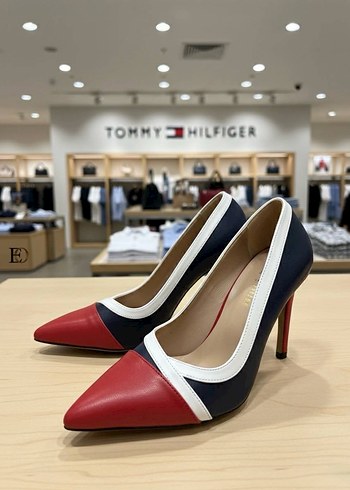 Renkli Stiletto Topuklu Kadın Ayakkabı - Görsel 4