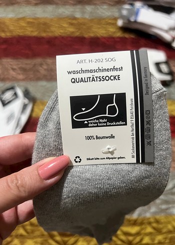 Diğer Erkek Mini Gri ve Siyah Çorap 4 adet