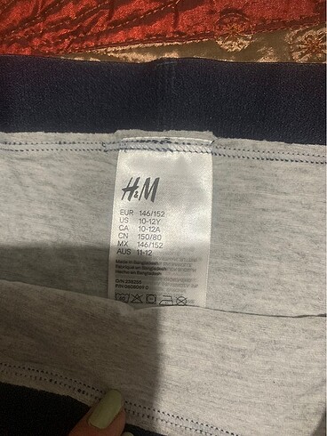 10 Yaş Beden H&M çamaşır