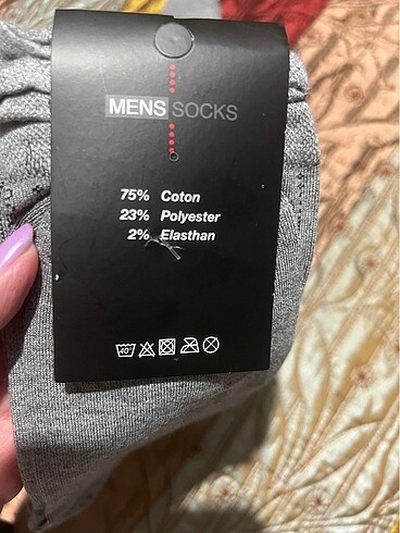  Beden gri Renk 2 adet erkek çorap 40-44 no