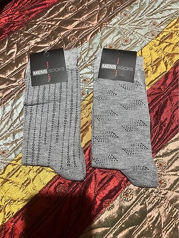 2 adet erkek çorap 40-44 no