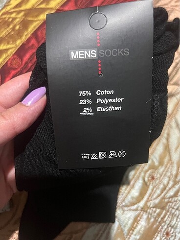  Beden 2 adet erkek çorap 40-44 no
