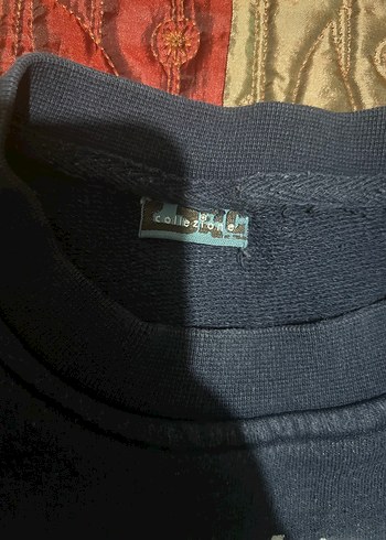 Siyah Baskılı Uzun Kollu Sweatshirt. M-L uyumlu - Görsel 2