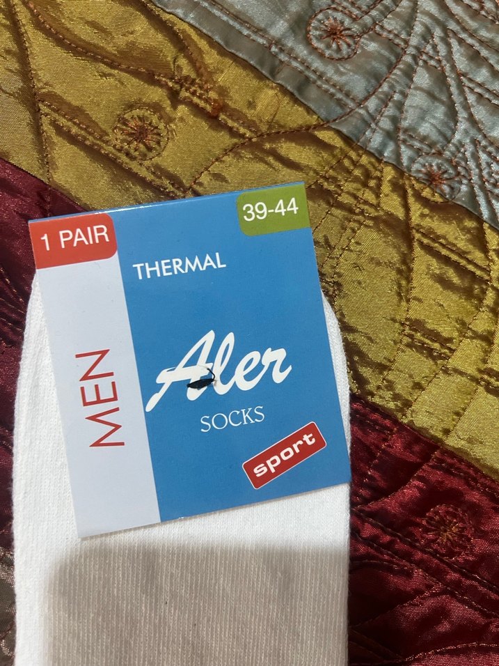 2 adet Beyaz Erkek Çorap - Görsel 2