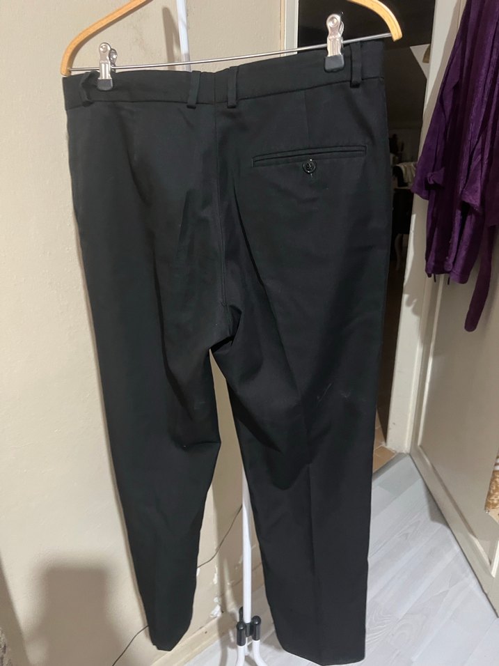 Siyah  Erkek klasik Pantolonu - Görsel 2
