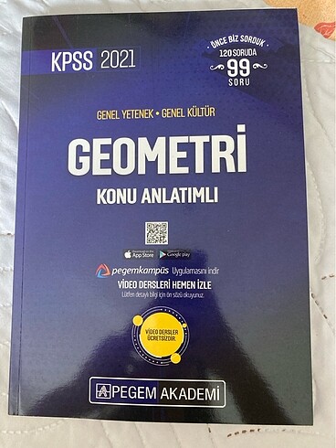 Beden PEGEM AKADEMİ MATEMATİK-GEOMETRİ SETİ KONU ANLATIMI SORU BANKASI