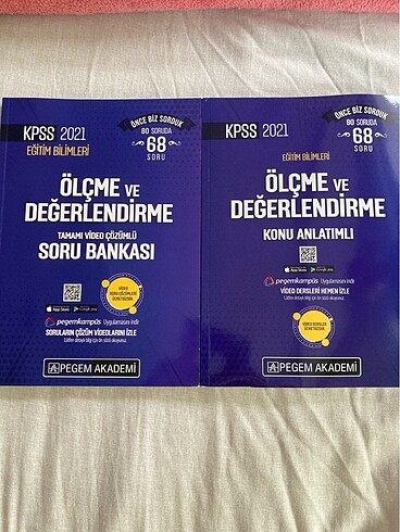 PEGEM AKADEMİ ÖLÇME VE DEĞERLENDİRME KONU ANLATIMI VE SORU BANKA