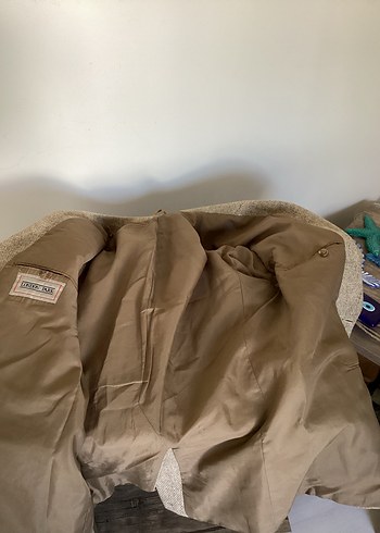 xl Beden camel Renk ERKEK YÜN CEKET