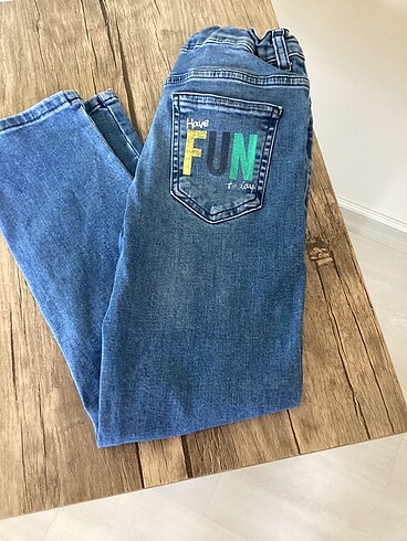 8 Yaş Beden mavi Renk LC WAİKİKİ KIZ ÇOCUK JEAN