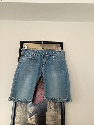 m Beden mavi Renk KADIN JEANS ŞORT