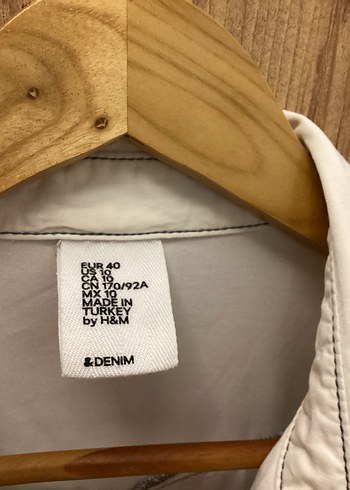 40 Beden H&M DENIM MARKA KADIN GÖMLEK