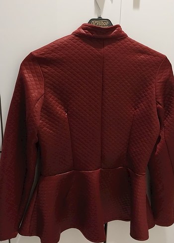 KADIN DERİ GÖRÜNÜMLÜ CEKET - Görsel 6