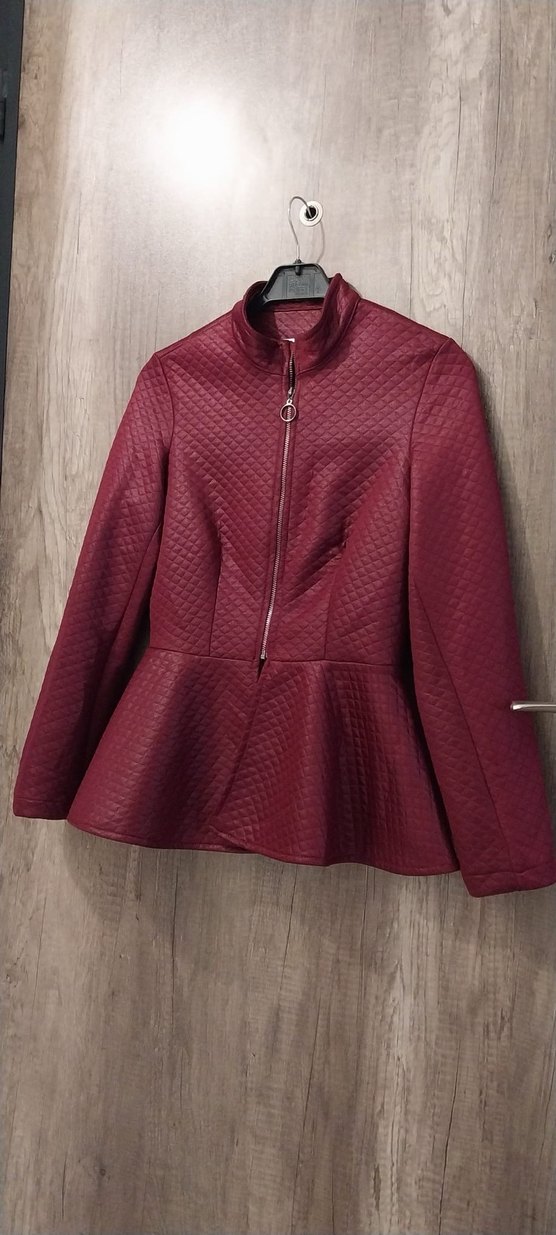 KADIN DERİ GÖRÜNÜMLÜ CEKET - Görsel 3