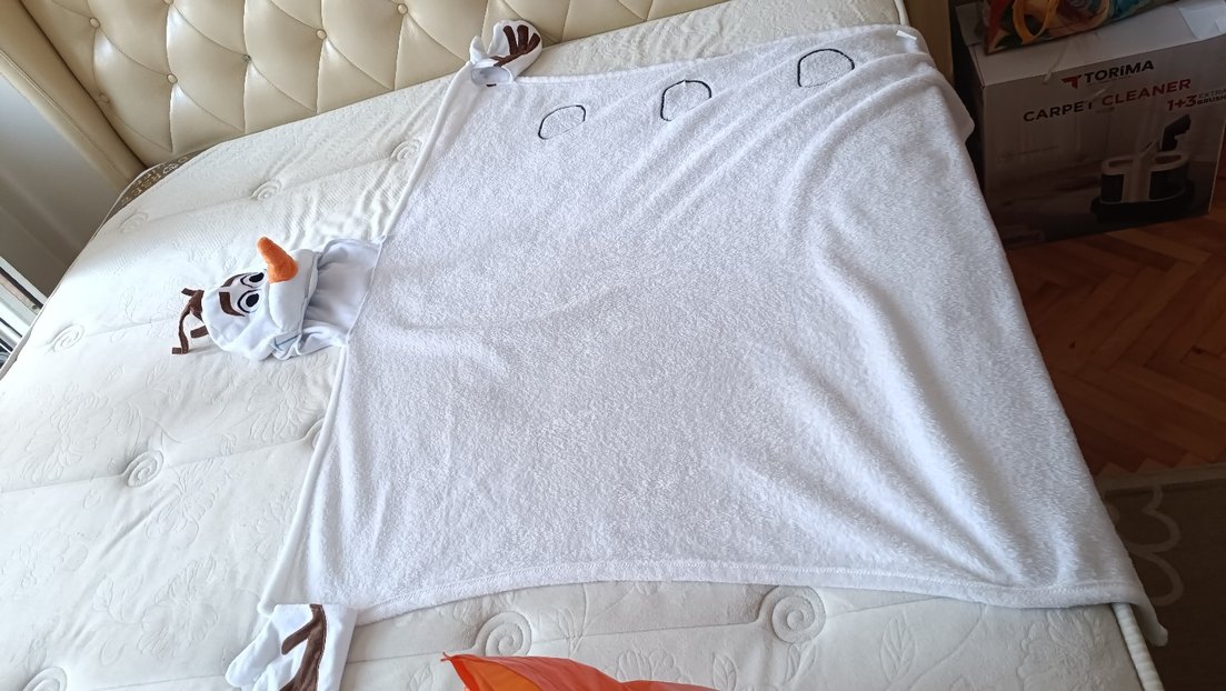 Nakışlı Erkek Çocuk Bornozu - Görsel 3