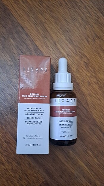 Lıcape 30ml yüz bakım serumu
