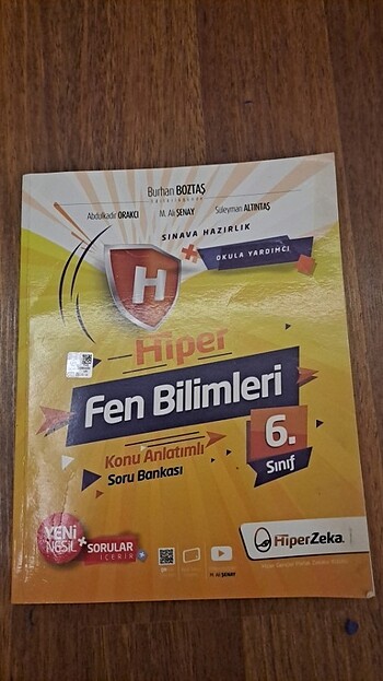 Hiper yayınları 6.sınıf fen bilimleri