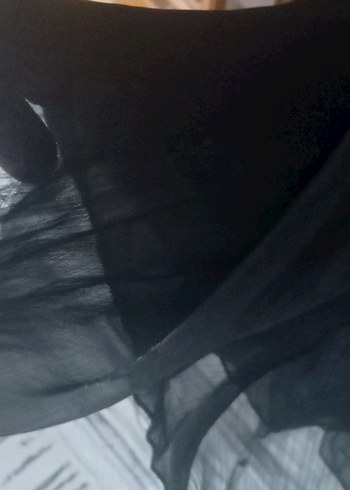 Siyah Straplez Gotik Uzun Abiye Elbise - Görsel 5