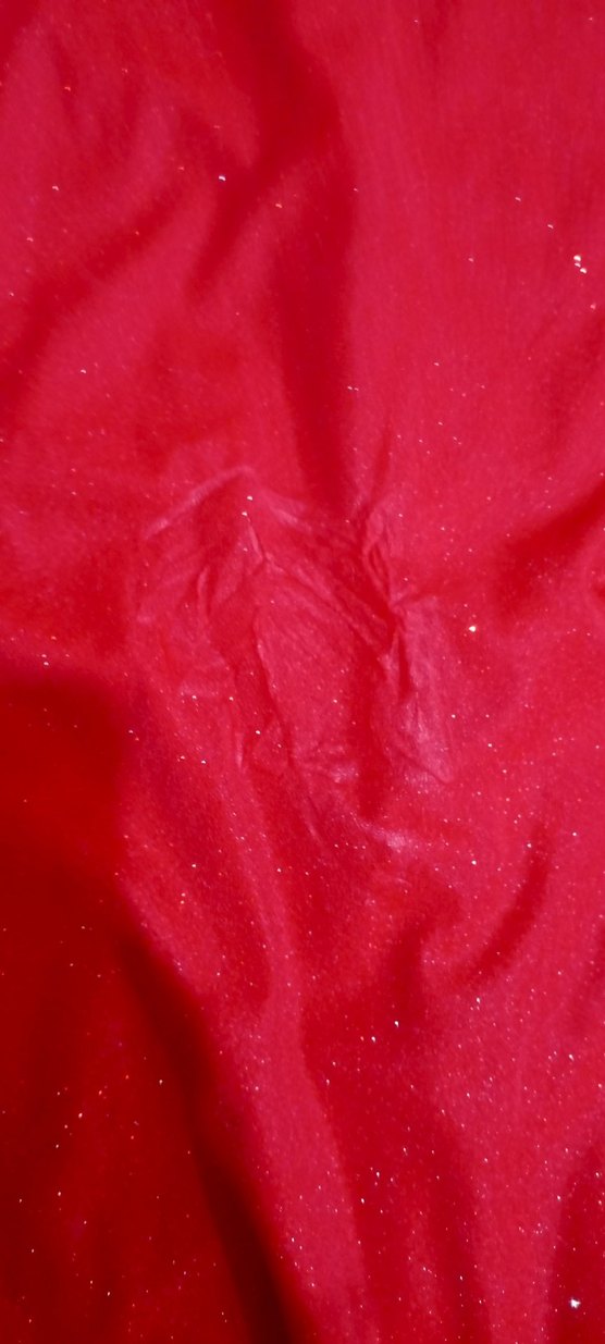 Kırmızı Uzun V Yaka Abiye Elbise - Görsel 3