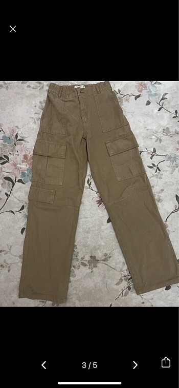 PULL AND BEAR KADIN KARGO PANTOLON