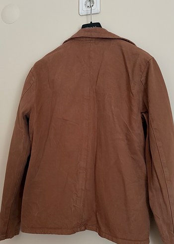 kiremit renginde Düğmeli Kadın Blazer Ceket - Görsel 6