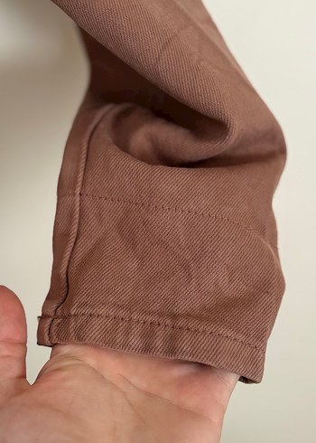 kiremit renginde Düğmeli Kadın Blazer Ceket - Görsel 3