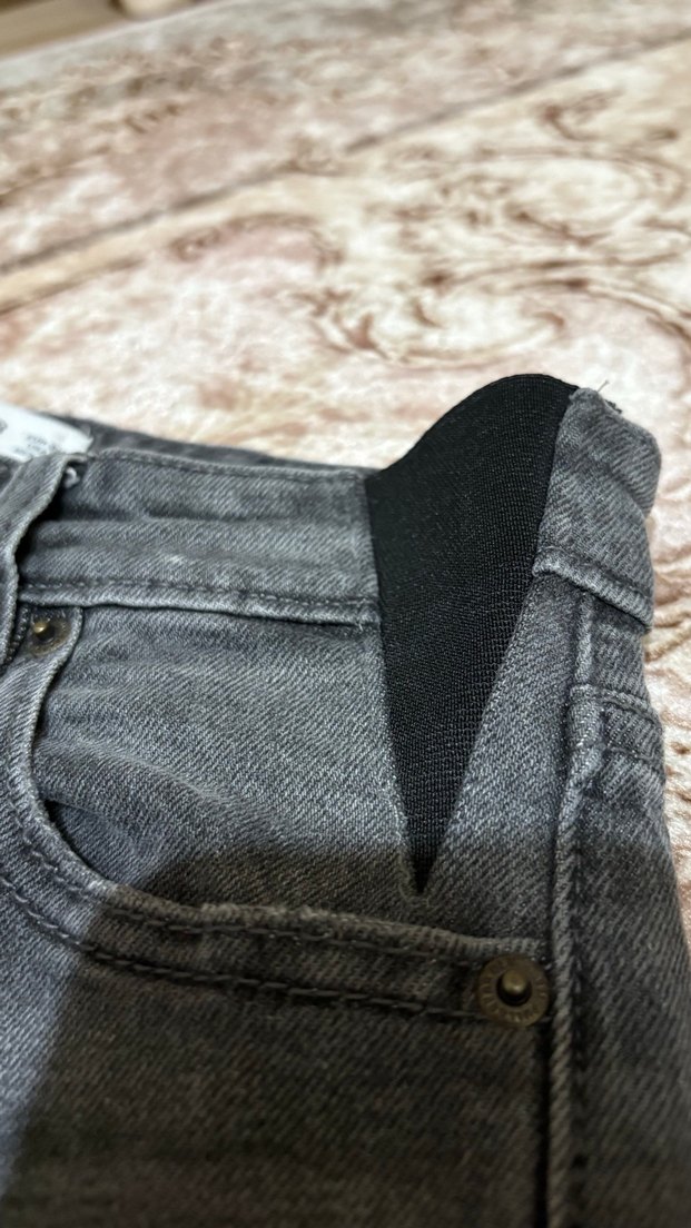 Gri Kadın Denim Pantolon - Görsel 5