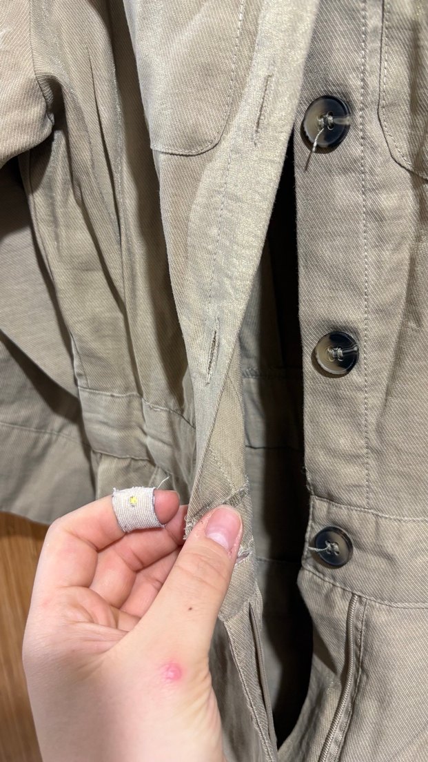 Bej Düğmeli Kadın Yumuşak kumaş tulum - Görsel 3