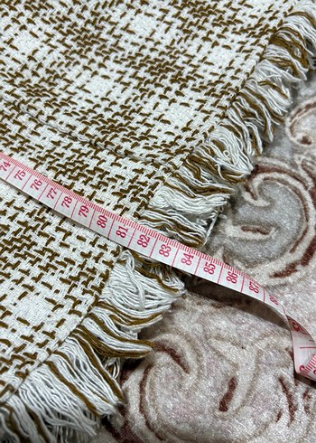 Kahverengi V Yaka Triko Midi Elbise - Görsel 6