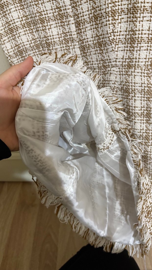 Kahverengi V Yaka Triko Midi Elbise - Görsel 5