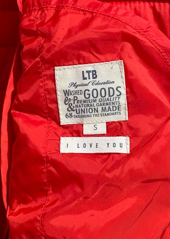 Kırmızı Fermuarlı Kadın Kışlık Mont - Görsel 7