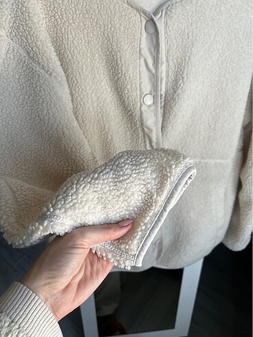 m Beden H&m peluş teddy hırka