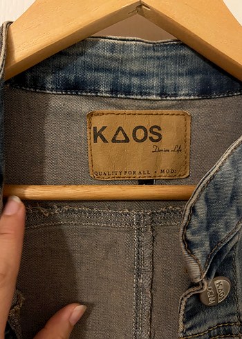 m Beden mavi Renk Düğmeli Kolsuz Mavi Denim Yelek