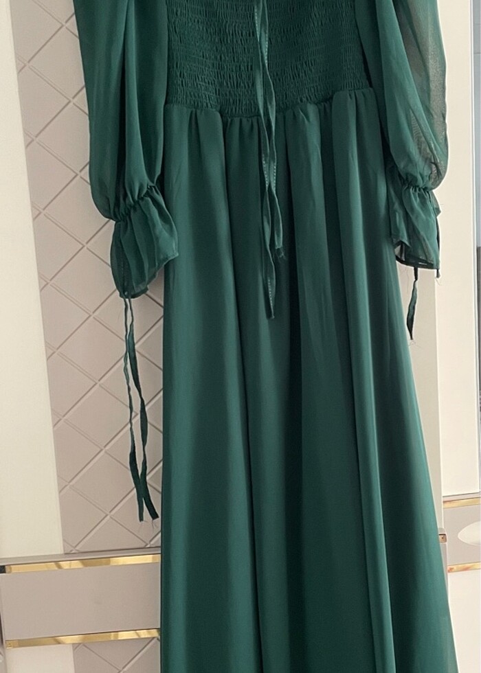 Şifon elbise - Görsel 3