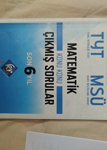 TYT MSÜ Matematik Türkçe sosyal fen Çıkmış Sorular Kitabı