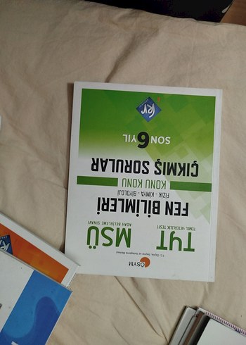 Beden Renk TYT MSÜ Matematik Türkçe sosyal fen Çıkmış Sorular Kitabı