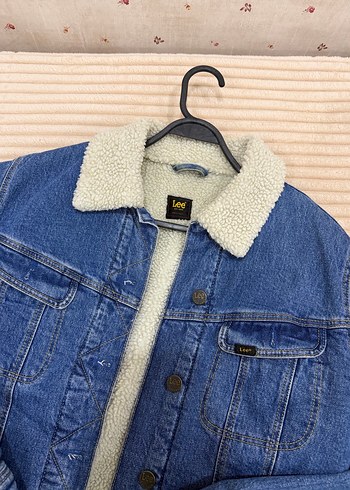 LEE yün detaylı kot ceket - Görsel 2