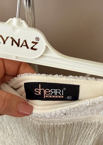 Püsküllü Beyaz Mini Bohem Etek - Görsel 4