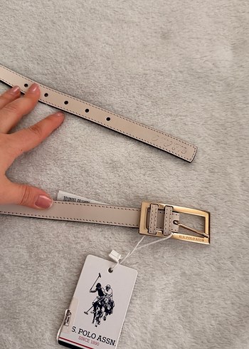 Bej Deri Kadın Kemer - Görsel 2